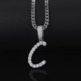 14k Gold Letter Pendant Initial Necklaces Personalized Gold Plated Tripodjewelry