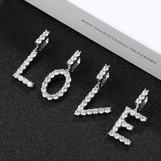 White Gold Personalized  Letter Pendant - Tripodjewelry