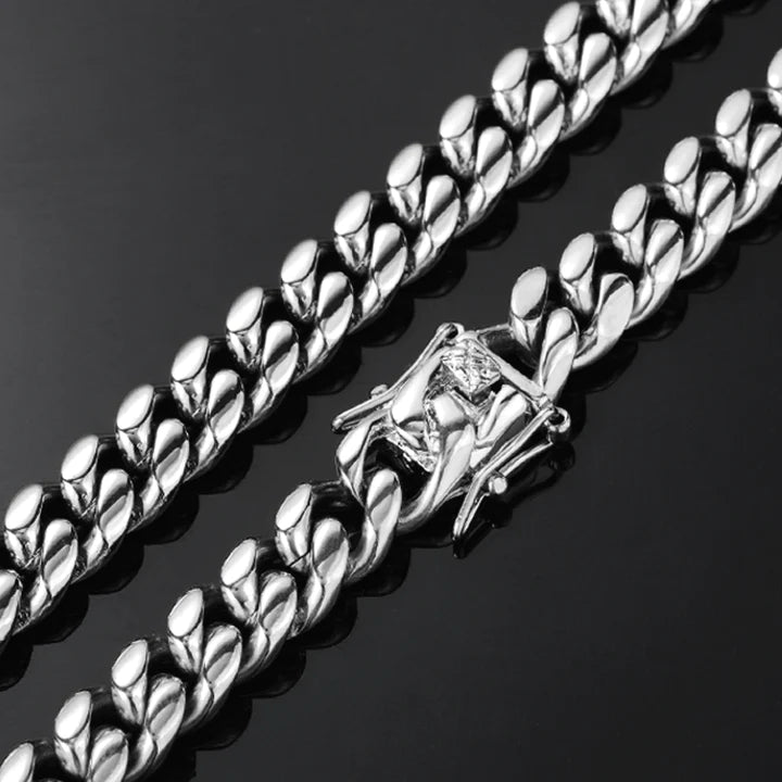 12MM 14K Gold Plated Miami Cuban Link Bracelet