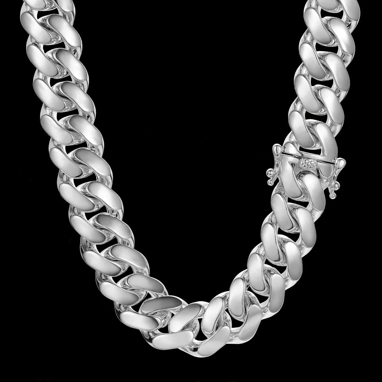 Solid Miami Cuban Link Bracelet 18k Gold Plated Hip Hop Jewelry