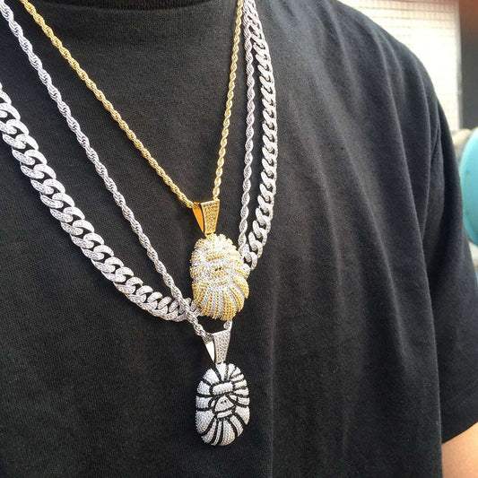 18k Gold Gorilla Pendant