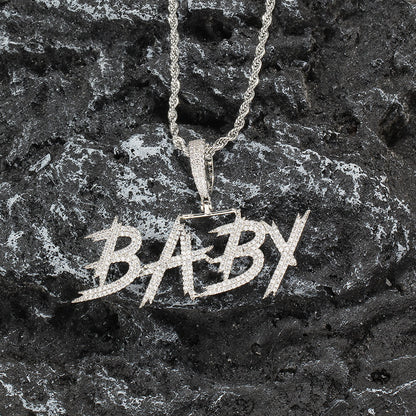 Custom Name Letters Pendant Necklace For Men