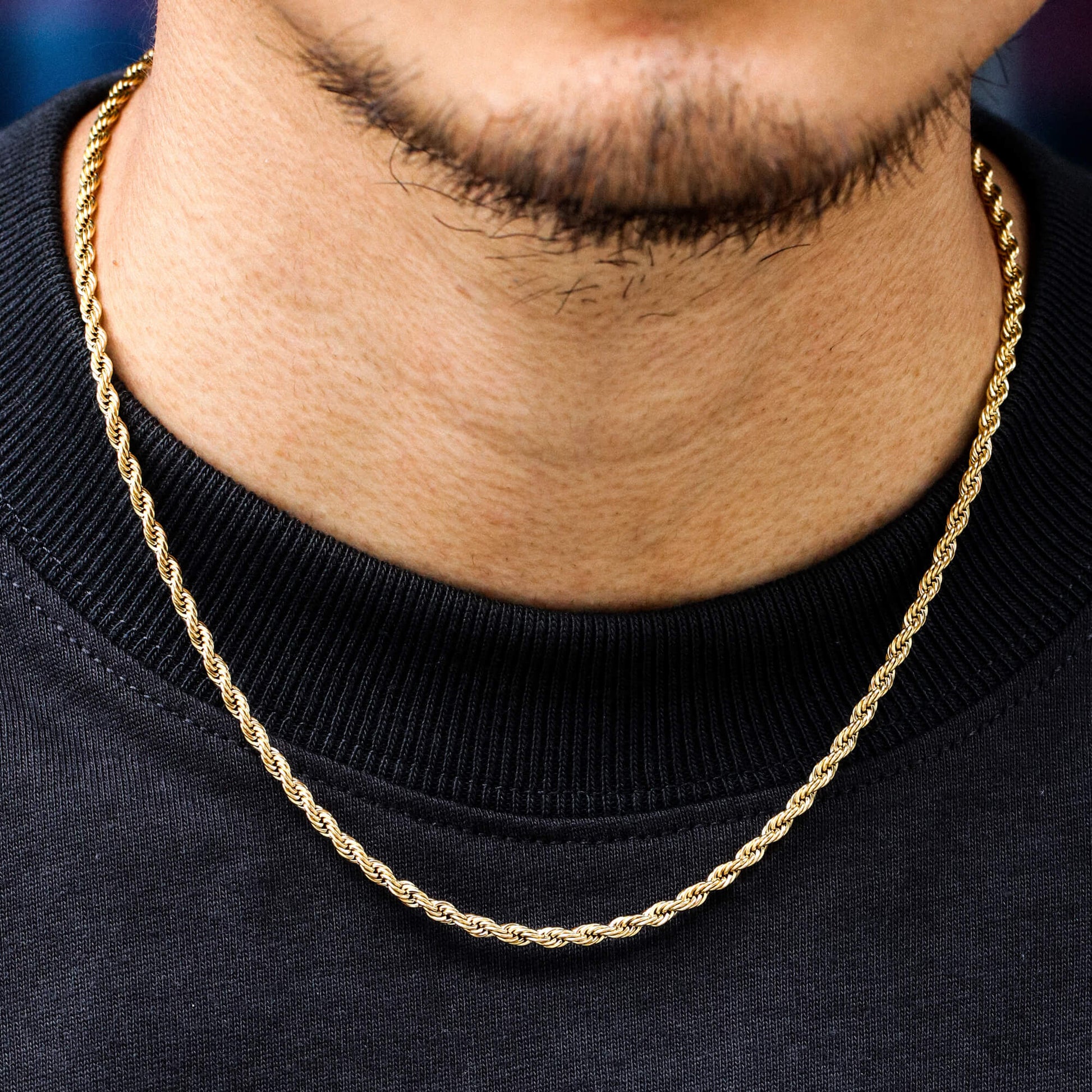 4mm 14k Gold Rope Chain Tripodjewelry