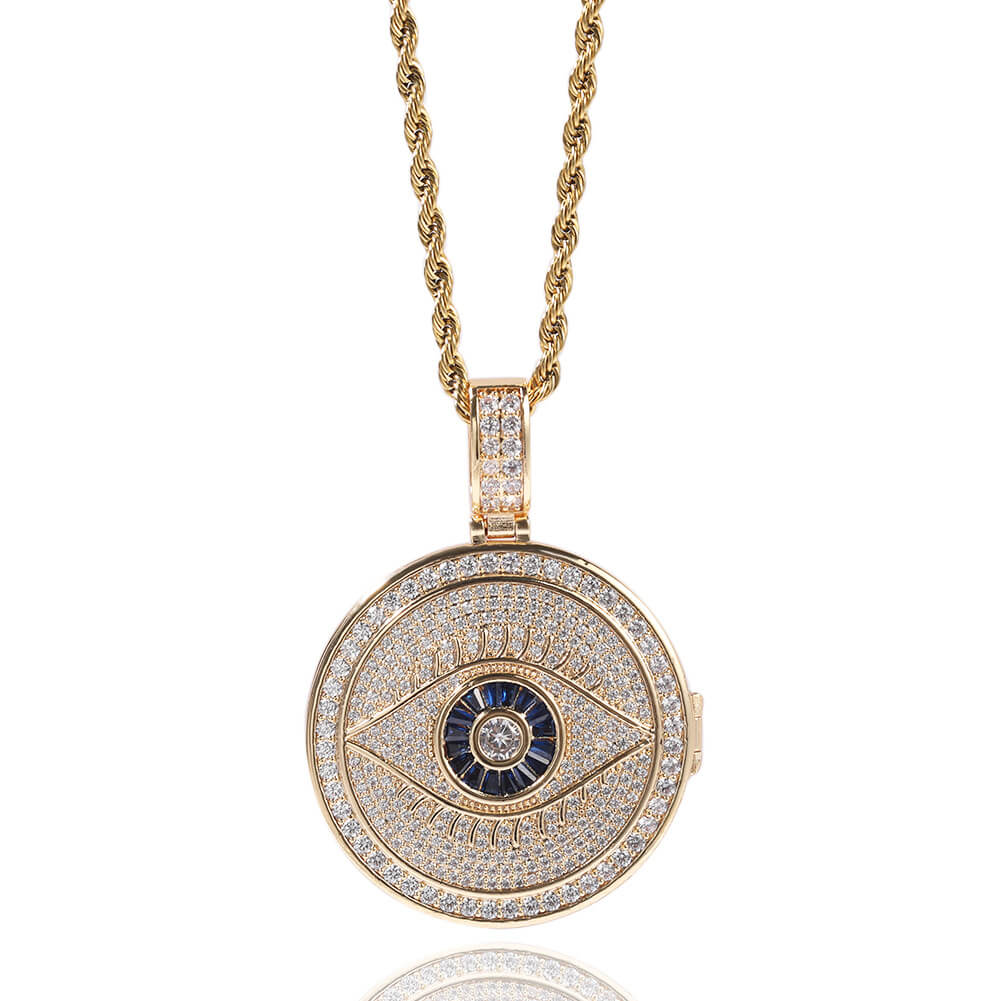 Custom God Eye Photo Pendant