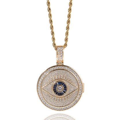 Custom God Eye Photo Pendant