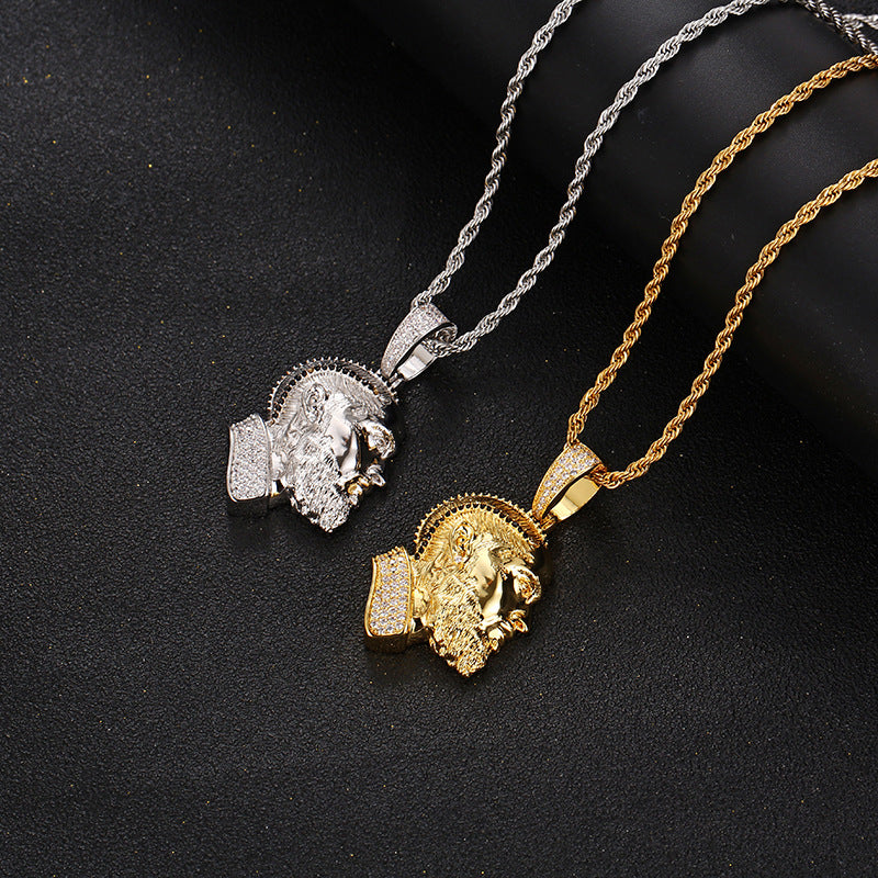 Nipsey Hussle Avatar Profile Pendant Hip Hop Jewelry