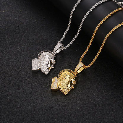 Nipsey Hussle Avatar Profile Pendant Hip Hop Jewelry