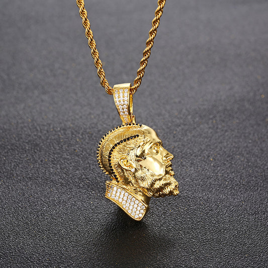 Nipsey Hussle Avatar Profile Pendant Hip Hop Jewelry
