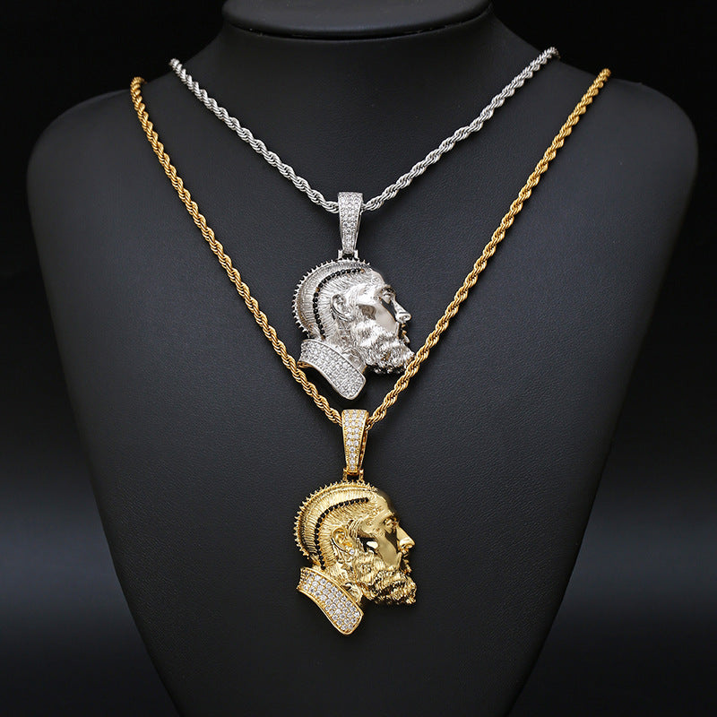 Nipsey Hussle Avatar Profile Pendant Hip Hop Jewelry
