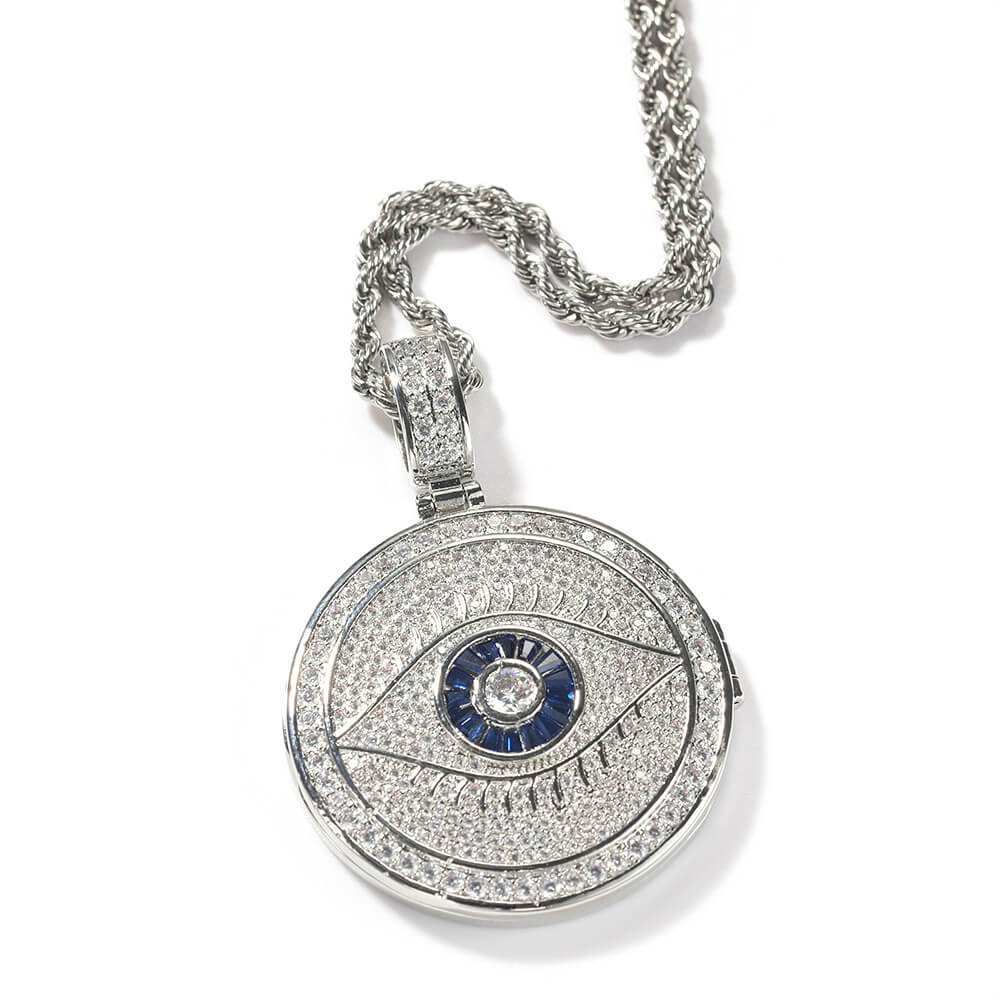 Custom God Eye Photo Pendant