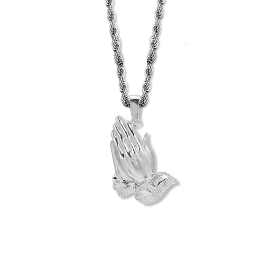 White Gold Bergamot Pendant Tripodjewelry