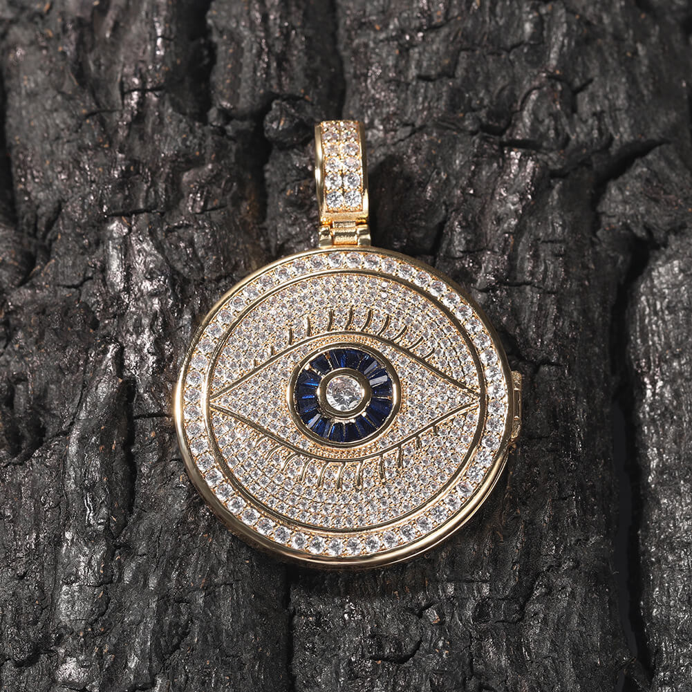 Custom God Eye Photo Pendant