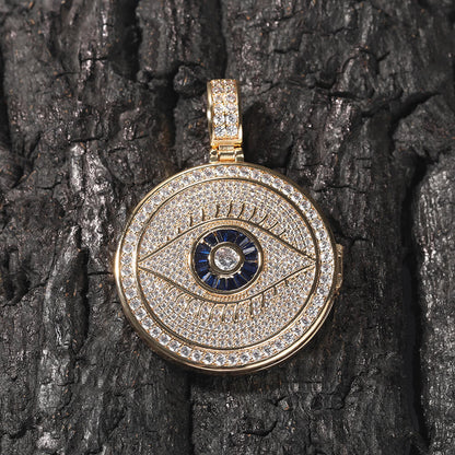 Custom God Eye Photo Pendant