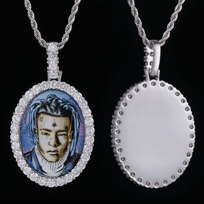 Picture Custom Pendant - Oval Personalized Necklace