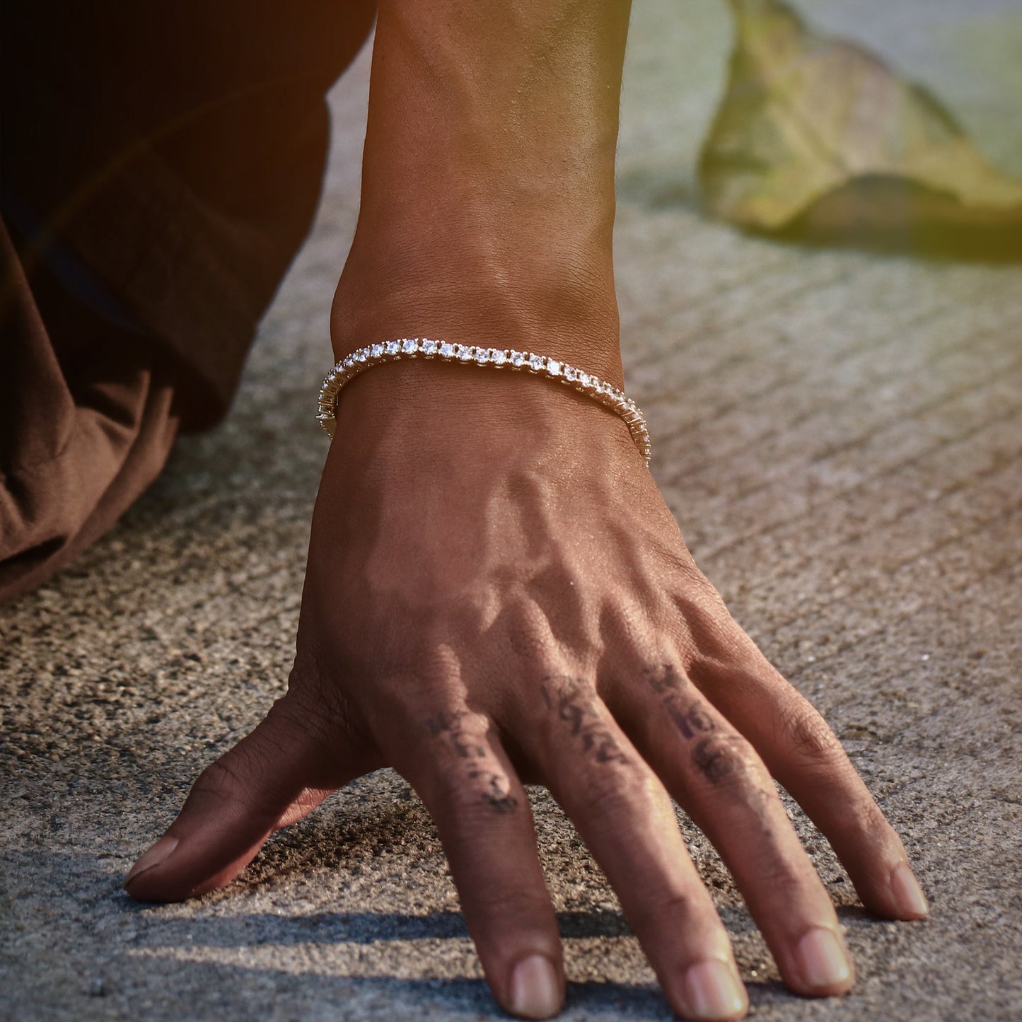 3MM Gold Plated Tennis Bracelet