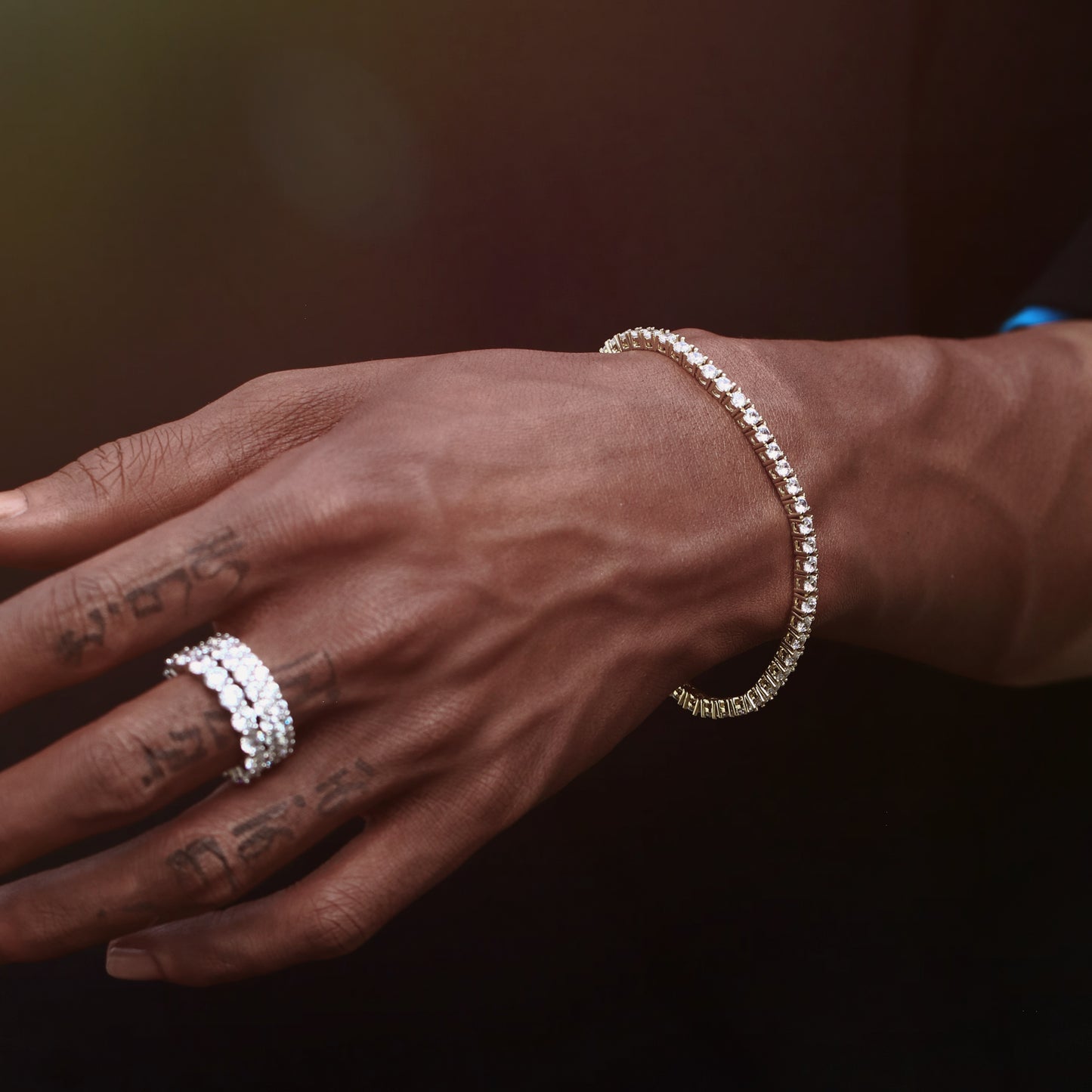 3MM Gold Plated Tennis Bracelet
