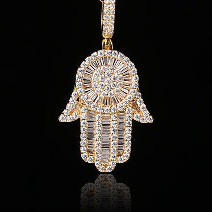 Any Iced Out Pendants + Any Franco/Rope Chains Necklace Cubic Zirconia Tripodjewelry