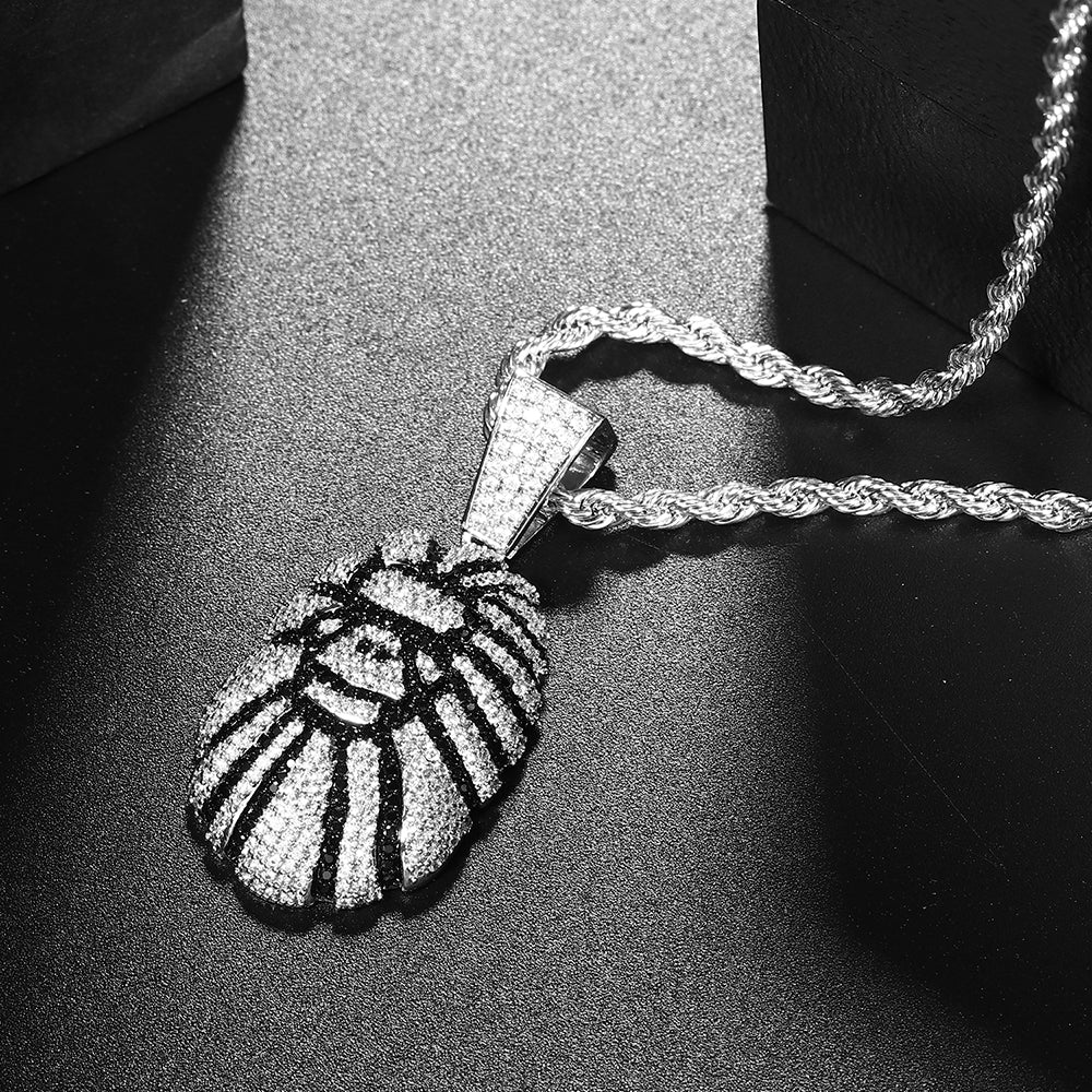 White Gold Gorilla Pendant Tripodjewelry