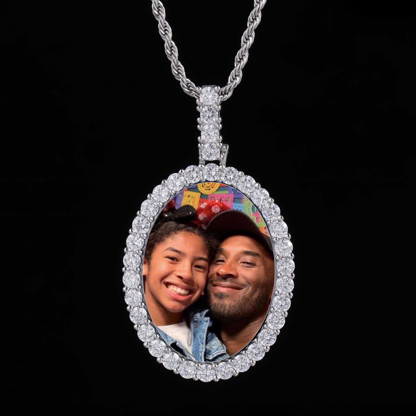 Picture Custom Pendant - Oval Personalized Necklace