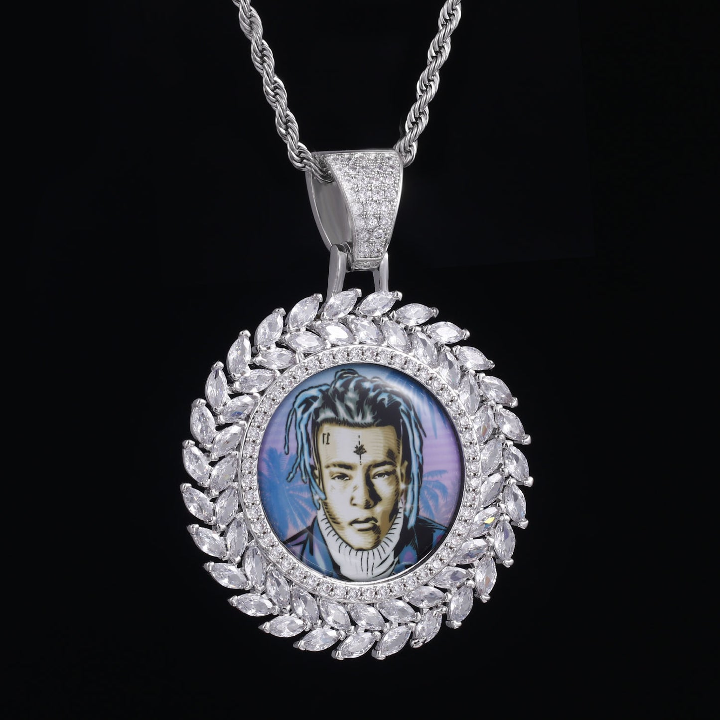 Picture Custom Pendant- Leaf Type