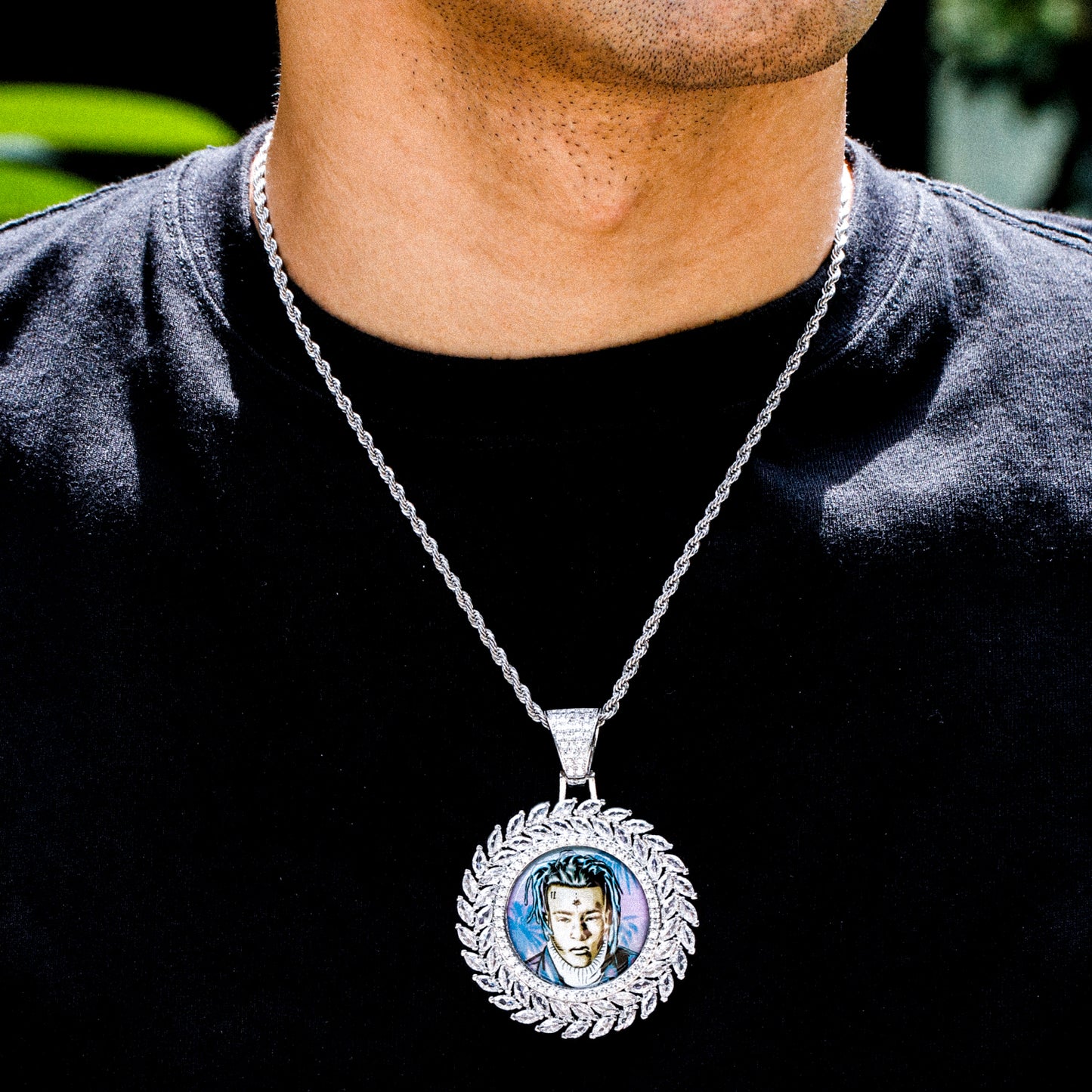 Picture Custom Pendant- Leaf Type